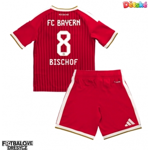 Bayern Munich Tom Bischof #8 Dětské Domácí dres komplet 2026-27 Krátký Rukáv (+ trenýrky)